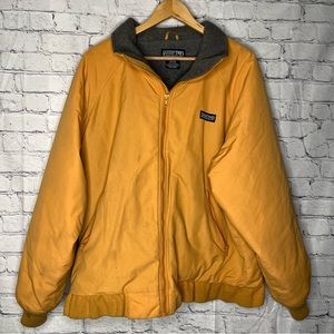 Vintage Lands End Windbreaker Jacket XL Fleece Lined